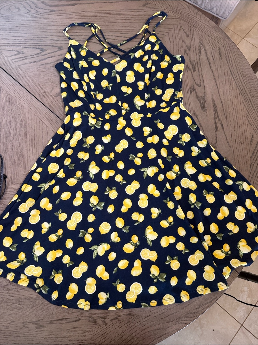 Nine Britton Lemon skater dress